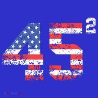 45 Squared Trump 2024 Second Term Usa Vintage T-Shirt thumb 7