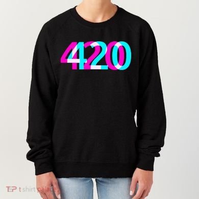420 Stoner Weed Cannabis Marijuana Kush Joint Women's Sweatshirt
