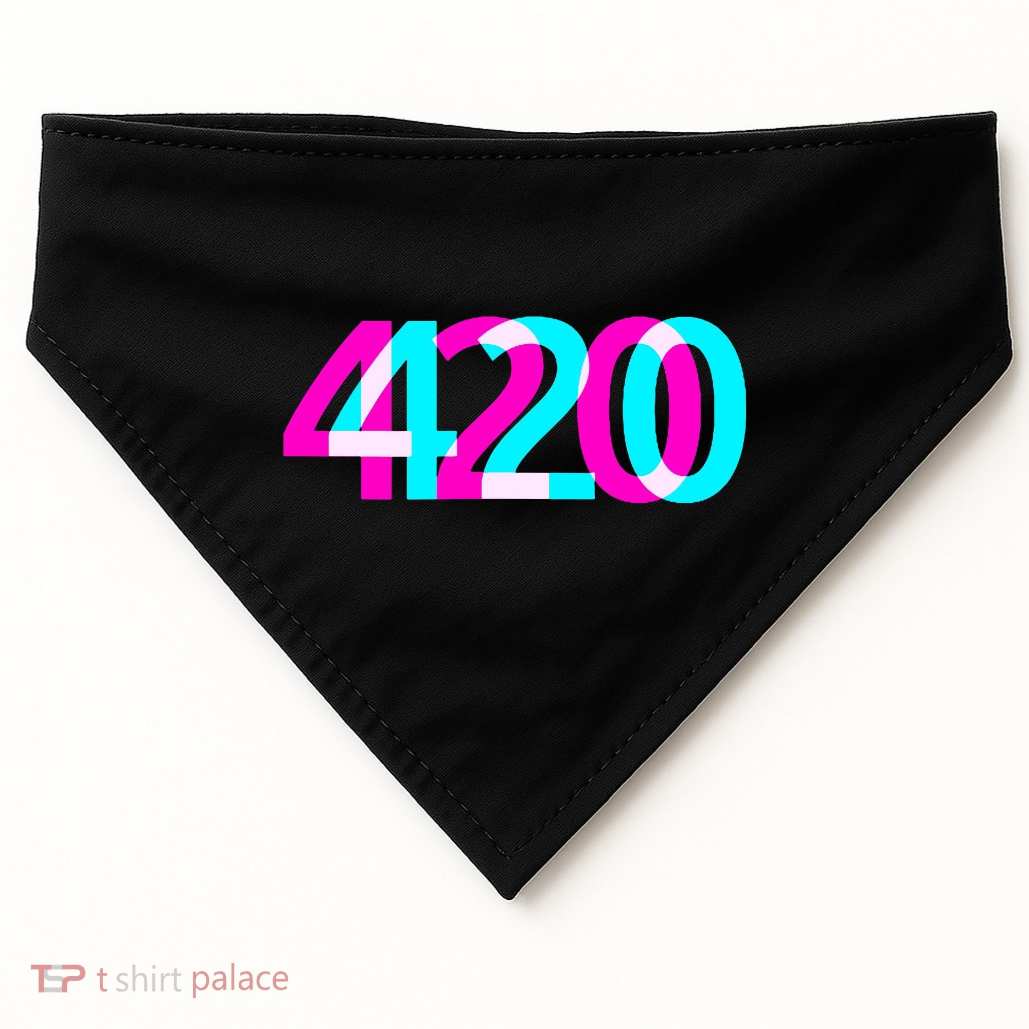 420 Stoner Weed Cannabis Marijuana Kush Joint USA-Made Doggie Bandana