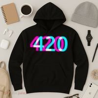 420 Stoner Weed Cannabis Marijuana Kush Joint Hoodie thumb 3