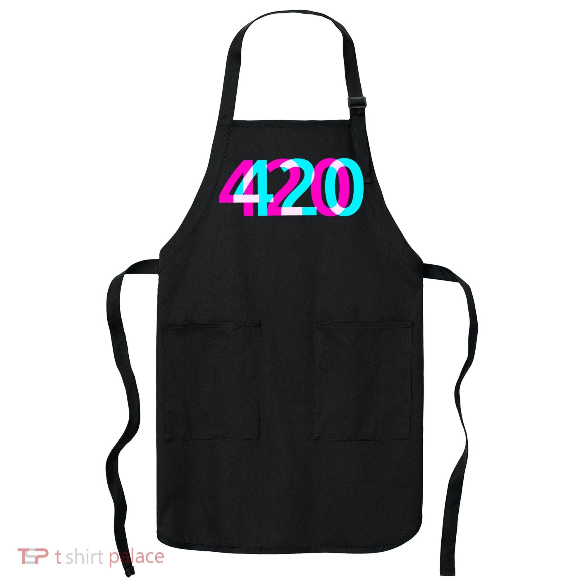 420 Stoner Weed Cannabis Marijuana Kush Joint Apron
