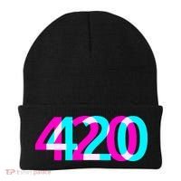 420 Stoner Weed Cannabis Marijuana Kush Joint Beanie thumb 0