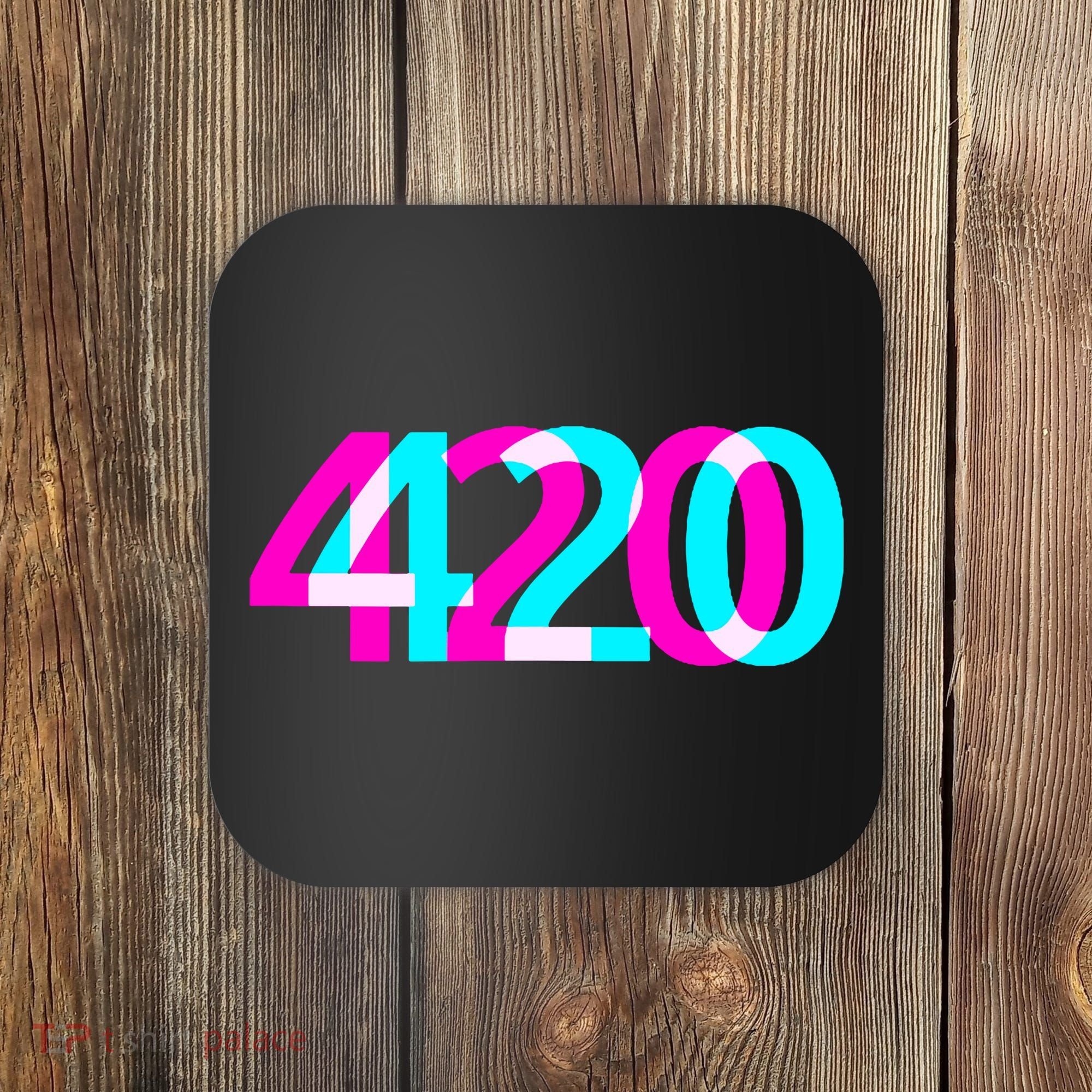 420 Stoner Weed Cannabis Marijuana Kush Joint Coaster