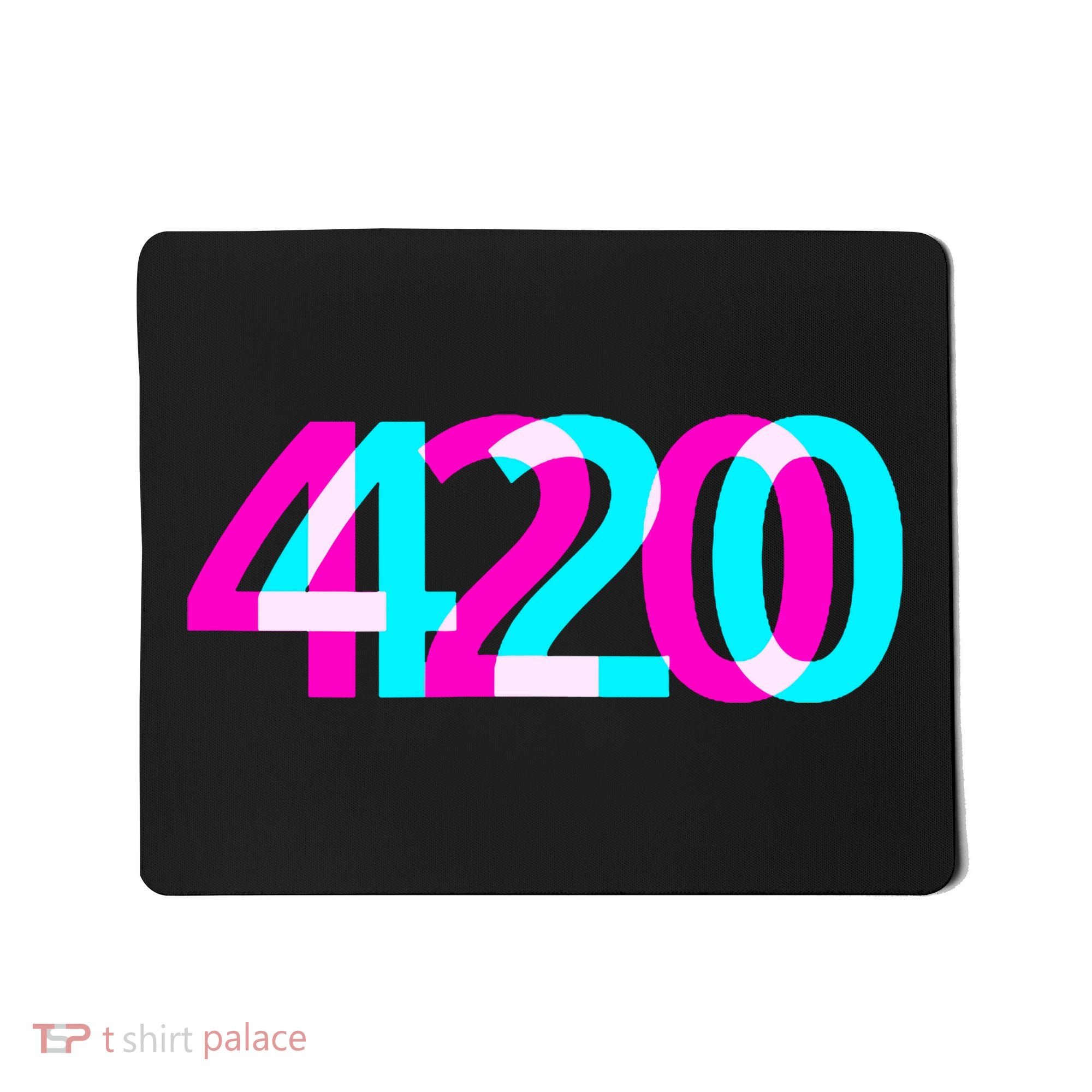 420 Stoner Weed Cannabis Marijuana Kush Joint Mousepad