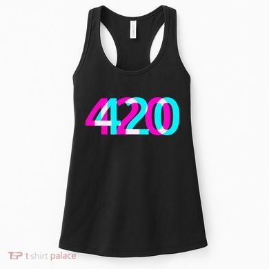 420 Stoner Weed Cannabis Marijuana Kush Joint Women's Tank Top