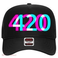 420 Stoner Weed Cannabis Marijuana Kush Joint Hat thumb 0