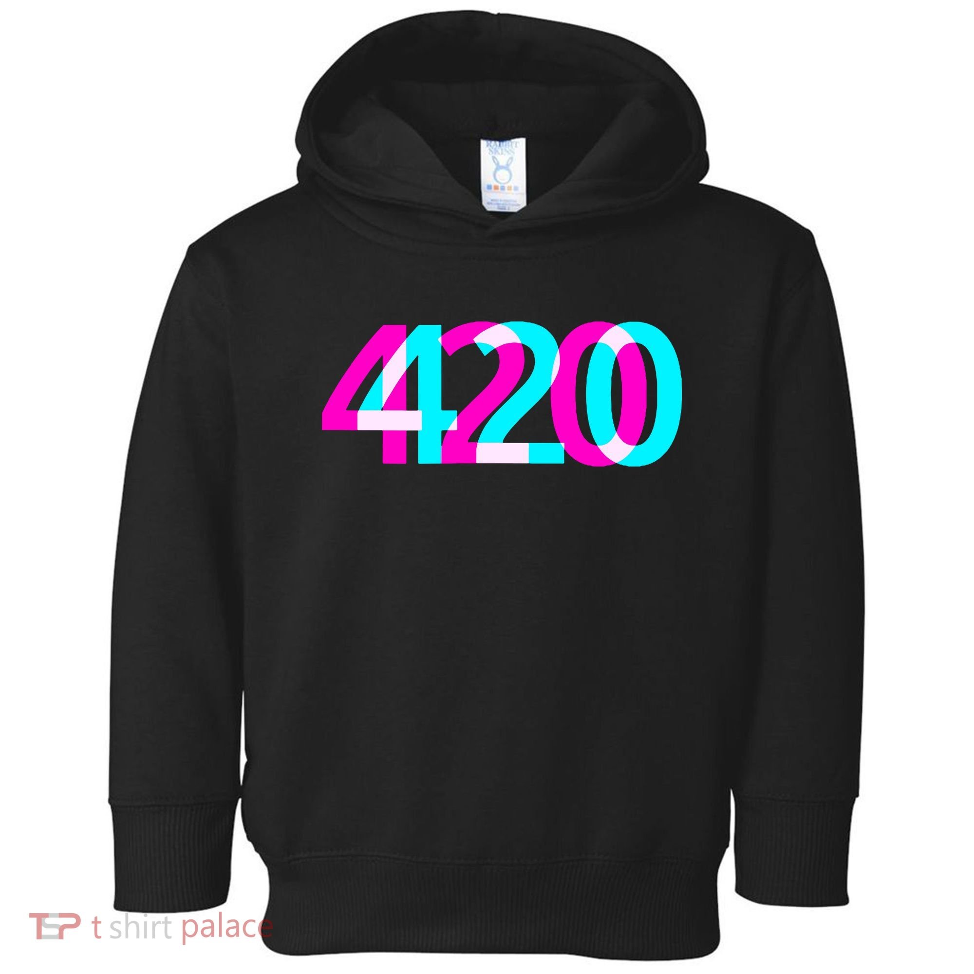 420 Stoner Weed Cannabis Marijuana Kush Joint Toddler Hoodie