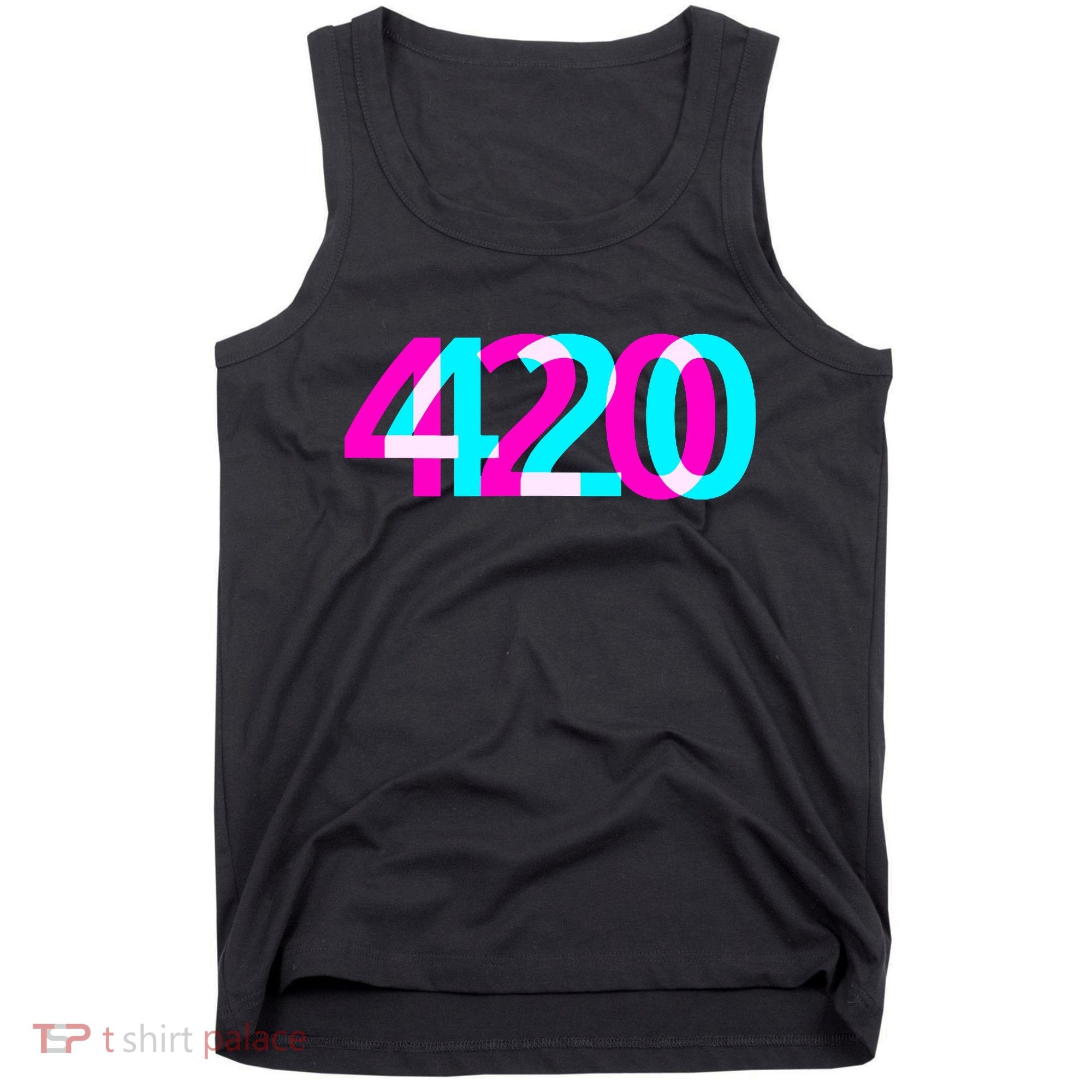 420 Stoner Weed Cannabis Marijuana Kush Joint Tank Top