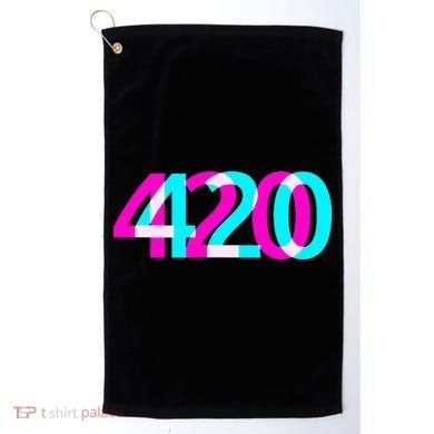 420 Stoner Weed Cannabis Marijuana Kush Joint Golf Towel