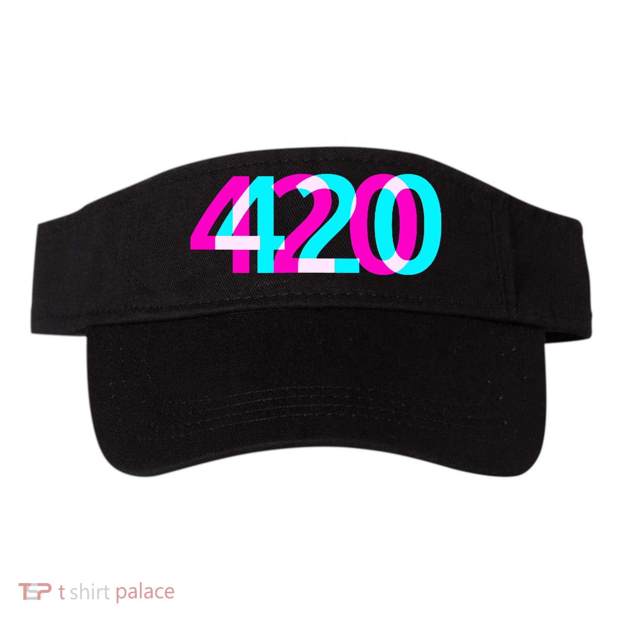 420 Stoner Weed Cannabis Marijuana Kush Joint Visor