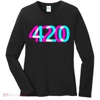 420 Stoner Weed Cannabis Marijuana Kush Joint Women's Long Sleeve Shirt thumb 0