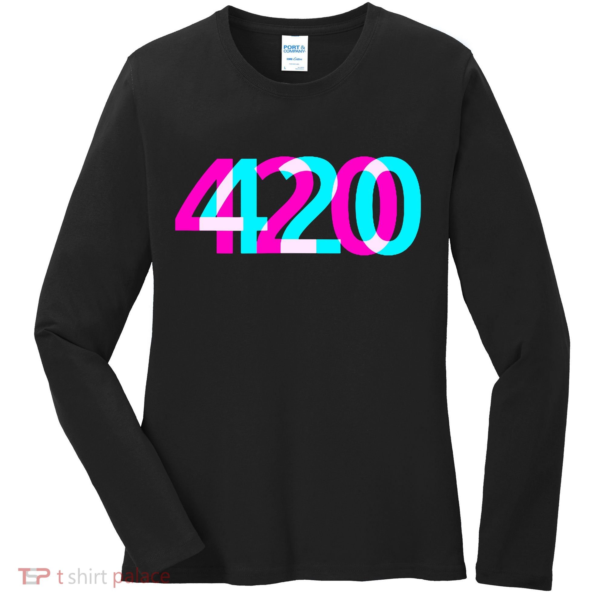 420 Stoner Weed Cannabis Marijuana Kush Joint Women's Long Sleeve Shirt