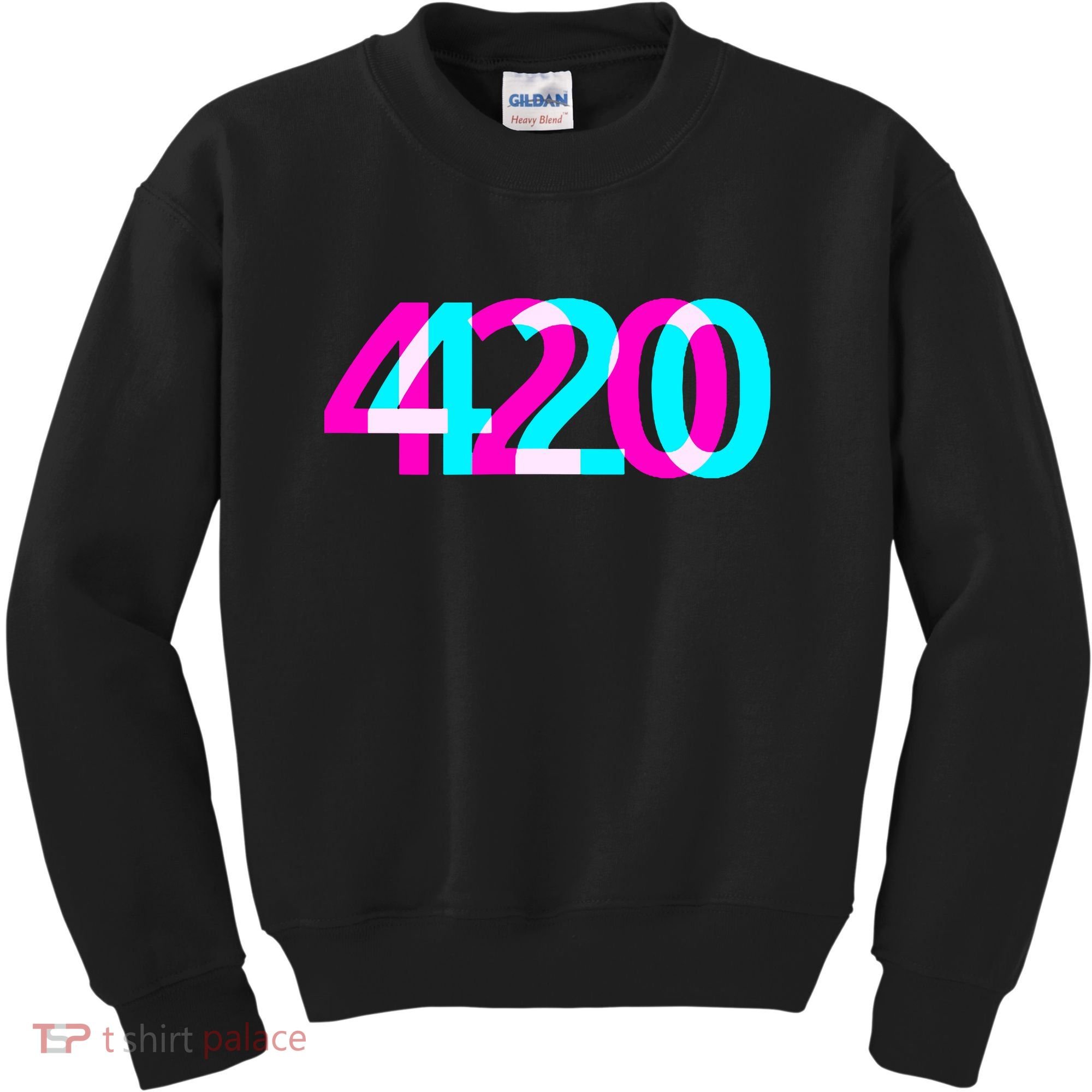 420 Stoner Weed Cannabis Marijuana Kush Joint Kids Sweatshirt