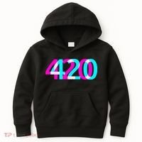 420 Stoner Weed Cannabis Marijuana Kush Joint Kids Hoodie thumb 0