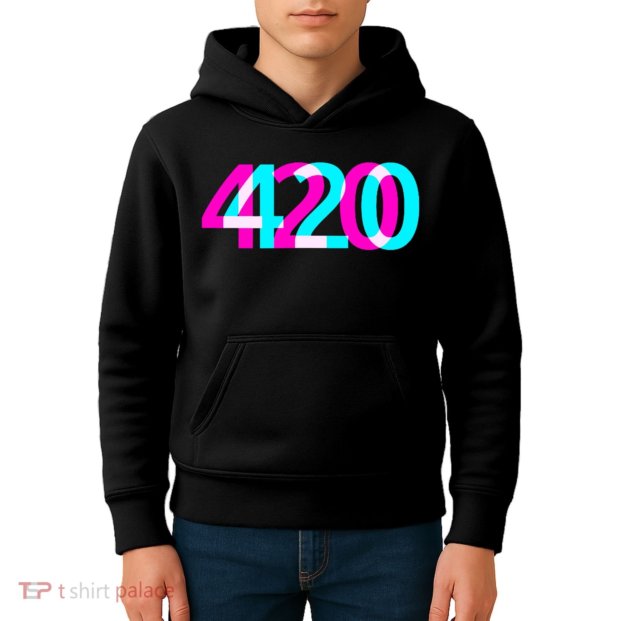 420 Stoner Weed Cannabis Marijuana Kush Joint Kids Hoodie