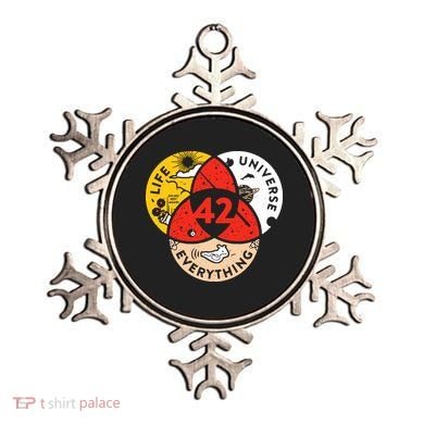 42 The Answer To Life The Universe And Everything Ornament