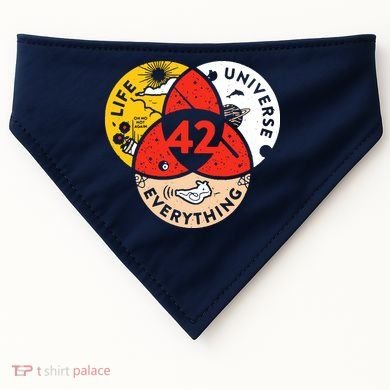 42 The Answer To Life The Universe And Everything USA-Made Doggie Bandana