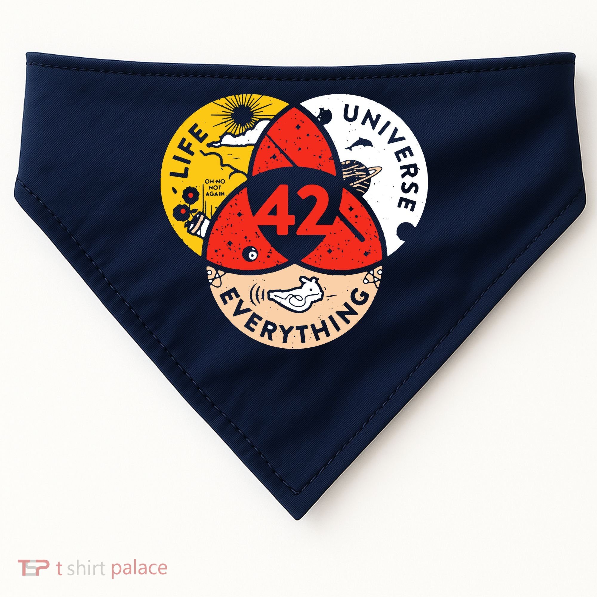 42 The Answer To Life The Universe And Everything USA-Made Doggie Bandana
