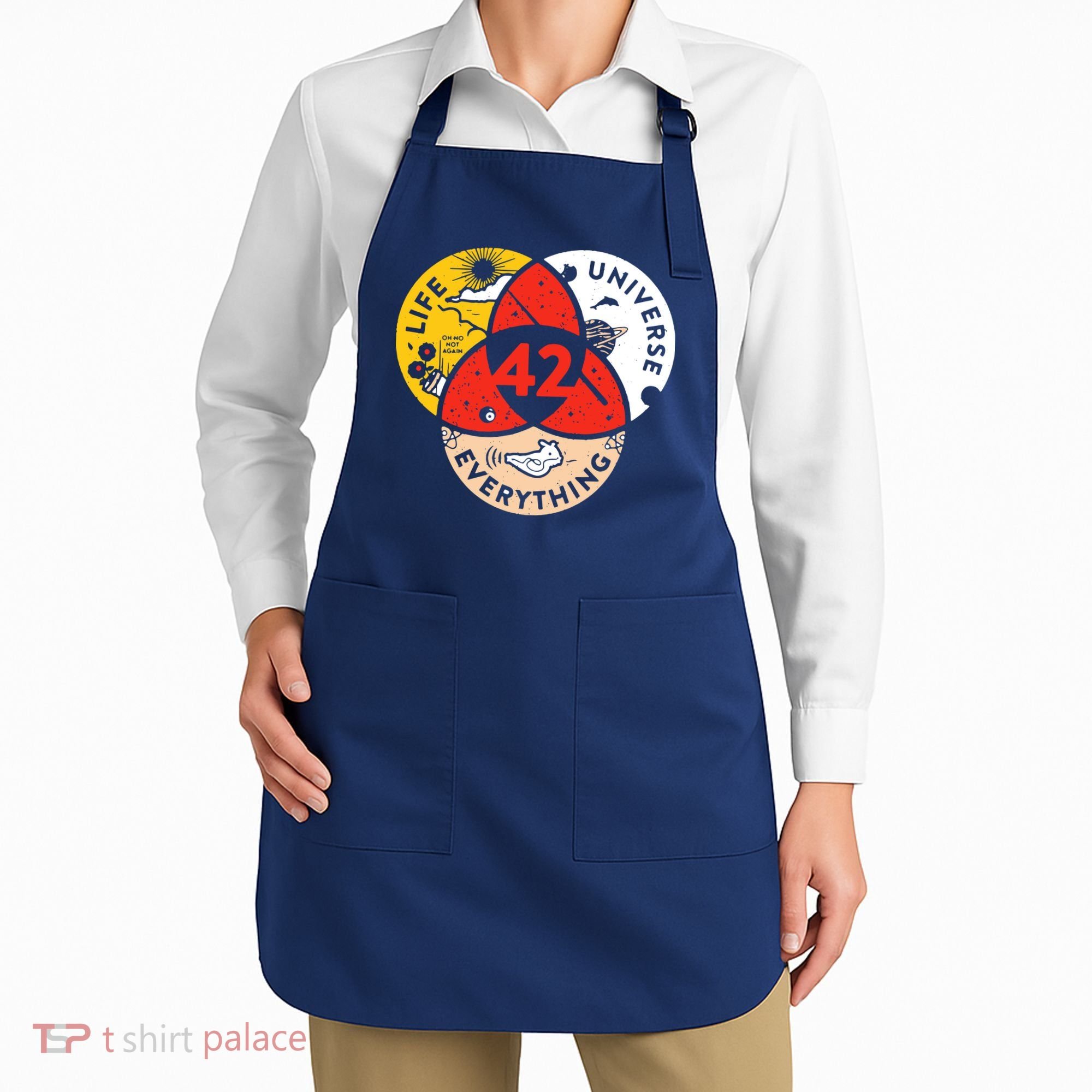 42 The Answer To Life The Universe And Everything Apron