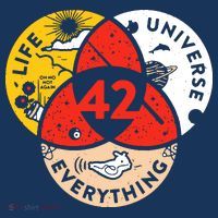 42 The Answer To Life The Universe And Everything Apron thumb 3