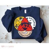 42 The Answer To Life The Universe And Everything Sweatshirt thumb 2