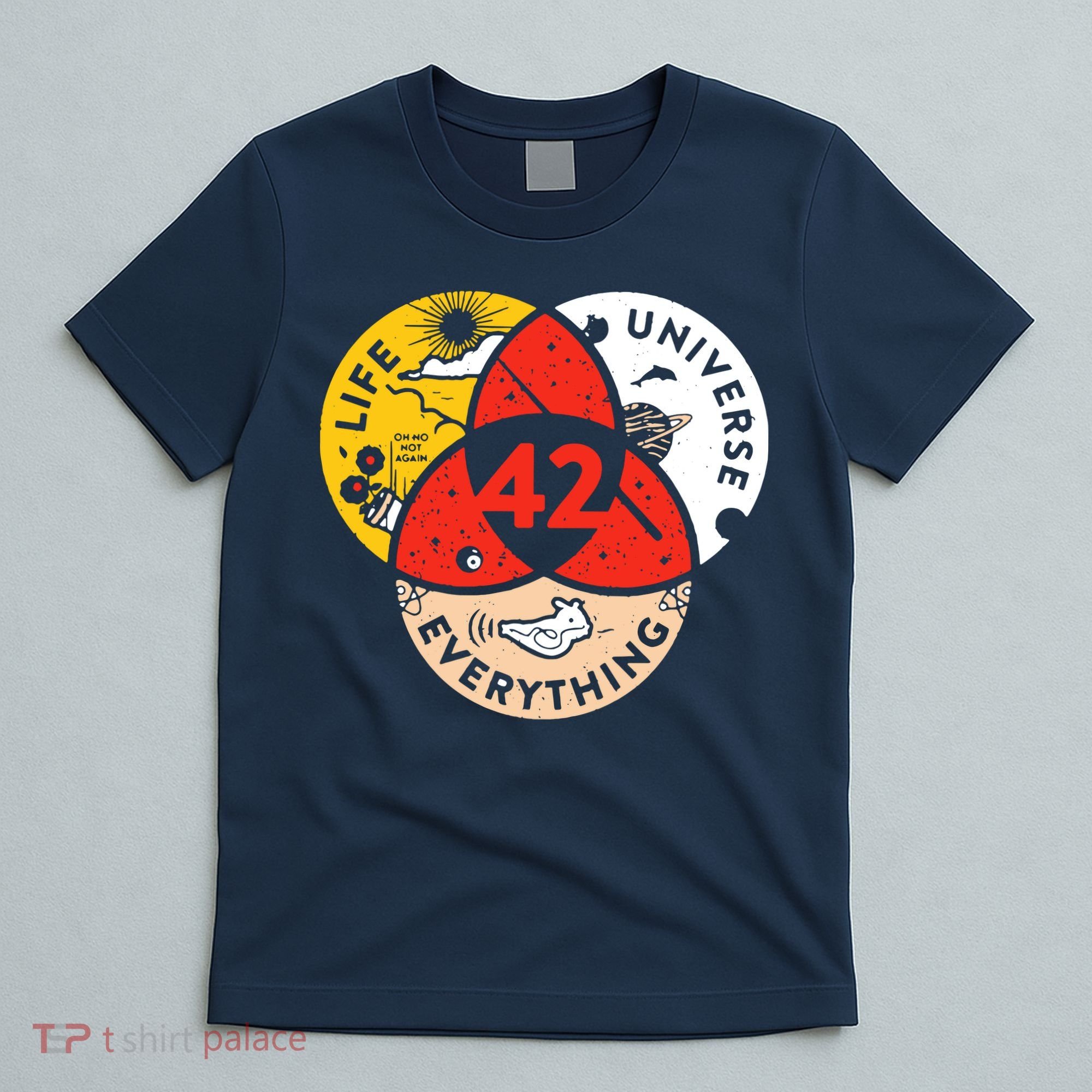 42 The Answer To Life The Universe And Everything T-Shirt