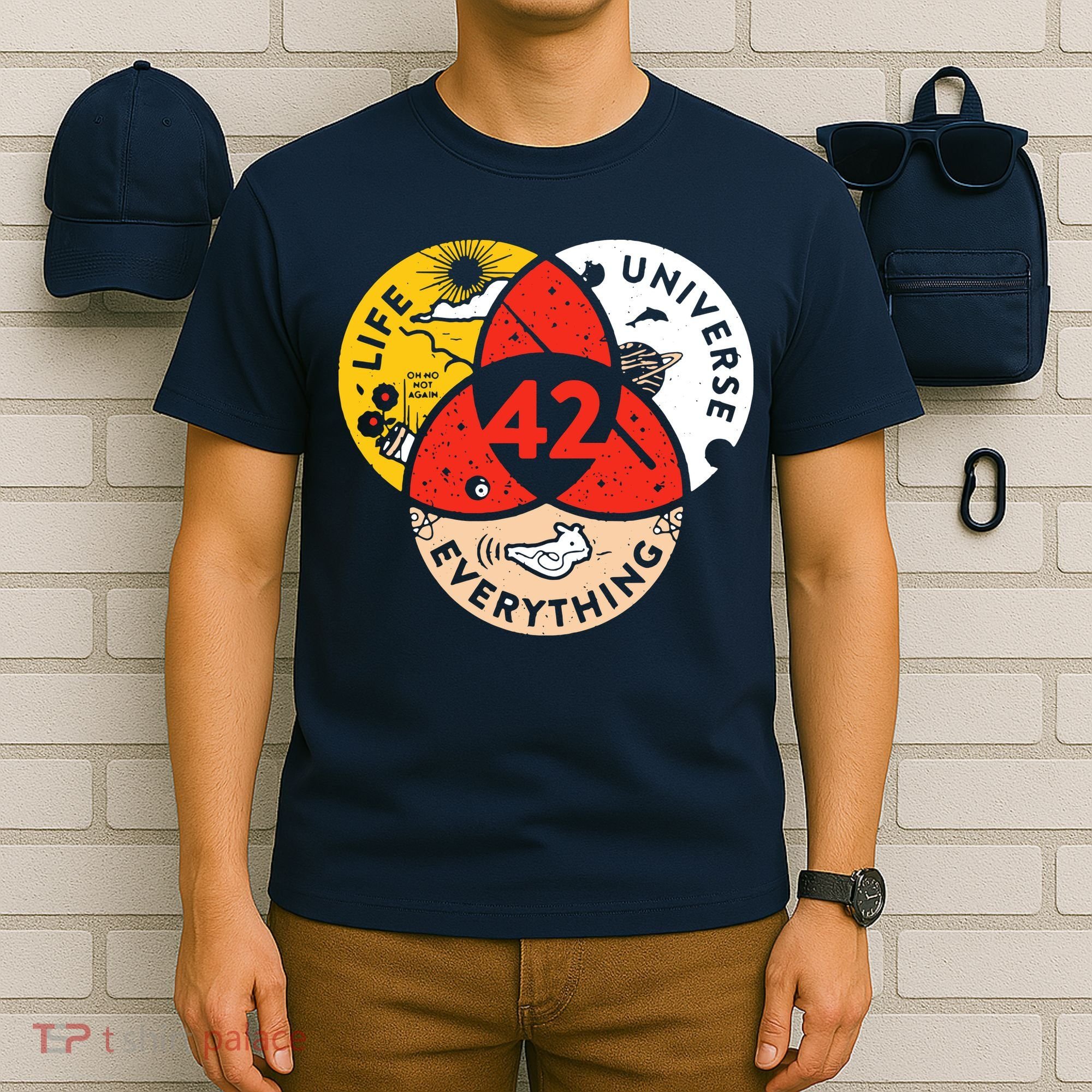 42 The Answer To Life The Universe And Everything T-Shirt