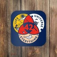 42 The Answer To Life The Universe And Everything Coaster thumb 0