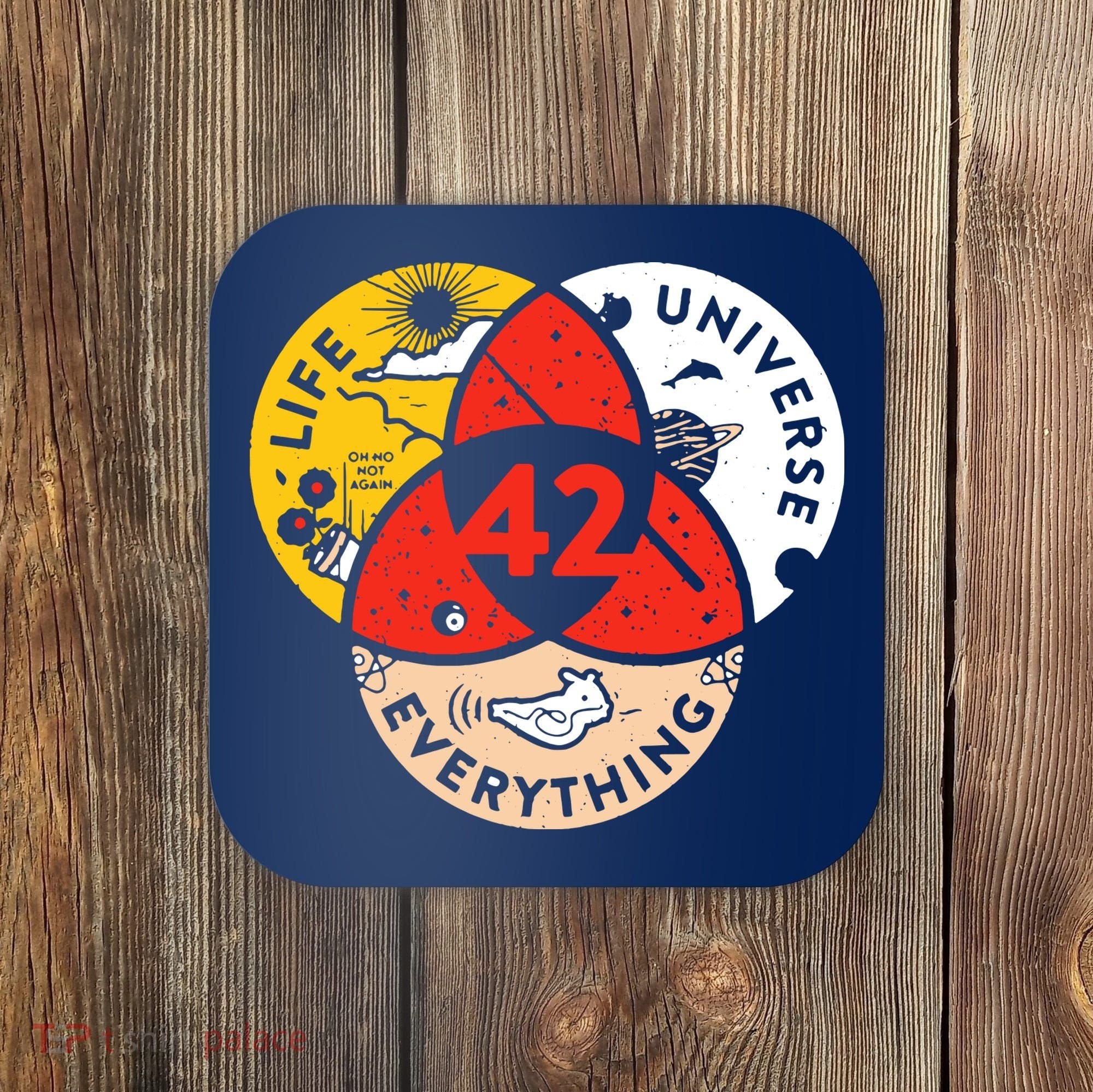 42 The Answer To Life The Universe And Everything Coaster