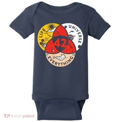 42 The Answer To Life The Universe And Everything Baby Bodysuit
