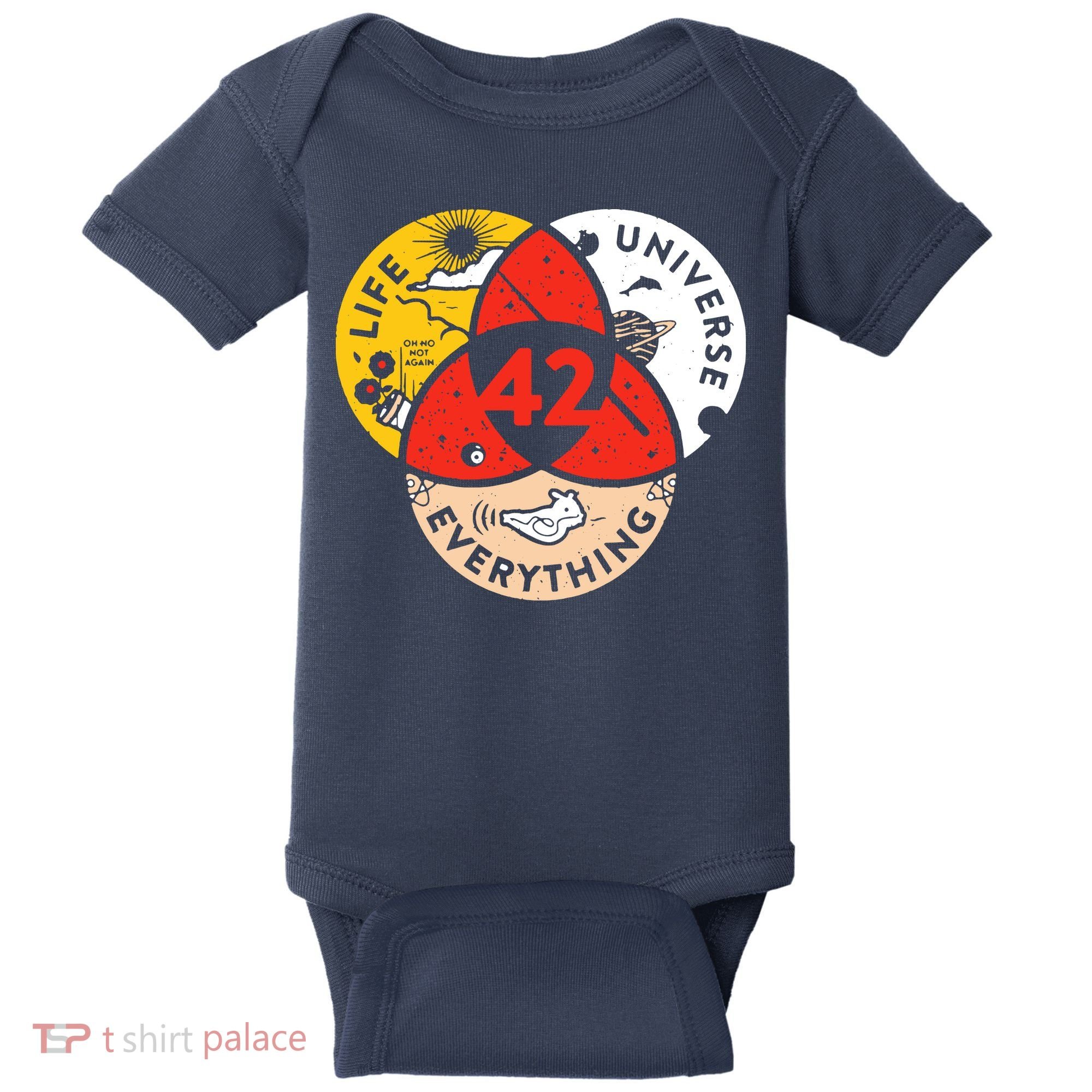 42 The Answer To Life The Universe And Everything Baby Bodysuit