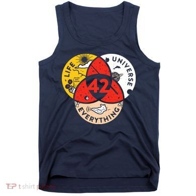 42 The Answer To Life The Universe And Everything Tank Top
