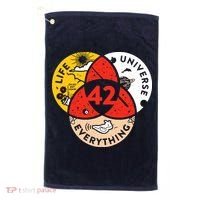 42 The Answer To Life The Universe And Everything Golf Towel thumb 0