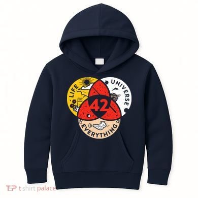 42 The Answer To Life The Universe And Everything Kids Hoodie