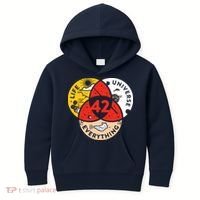 42 The Answer To Life The Universe And Everything Kids Hoodie thumb 0