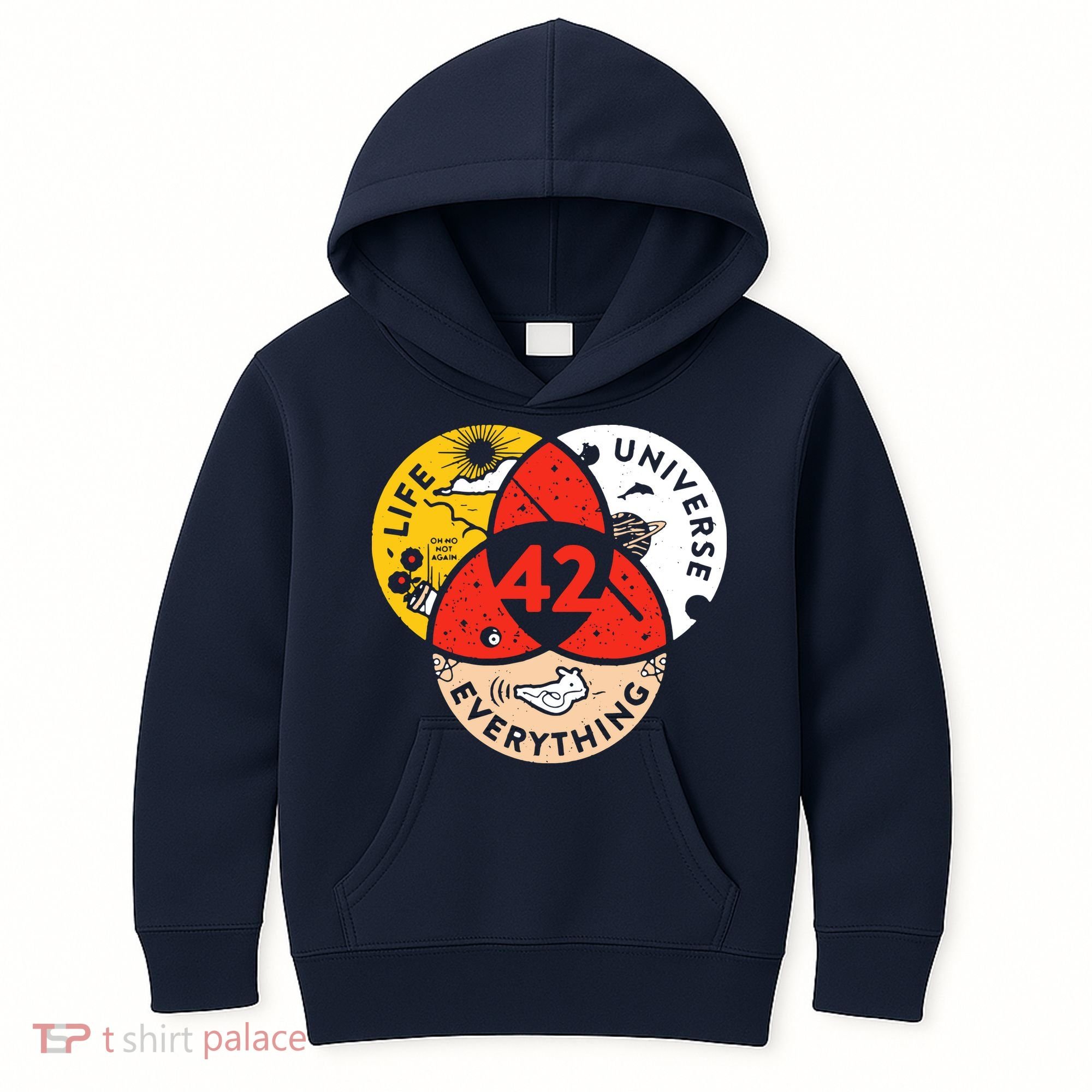 42 The Answer To Life The Universe And Everything Kids Hoodie