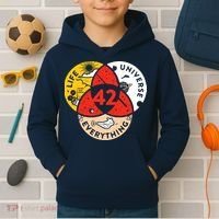42 The Answer To Life The Universe And Everything Kids Hoodie thumb 2