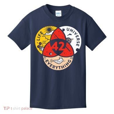 42 The Answer To Life The Universe And Everything Kids T-Shirt