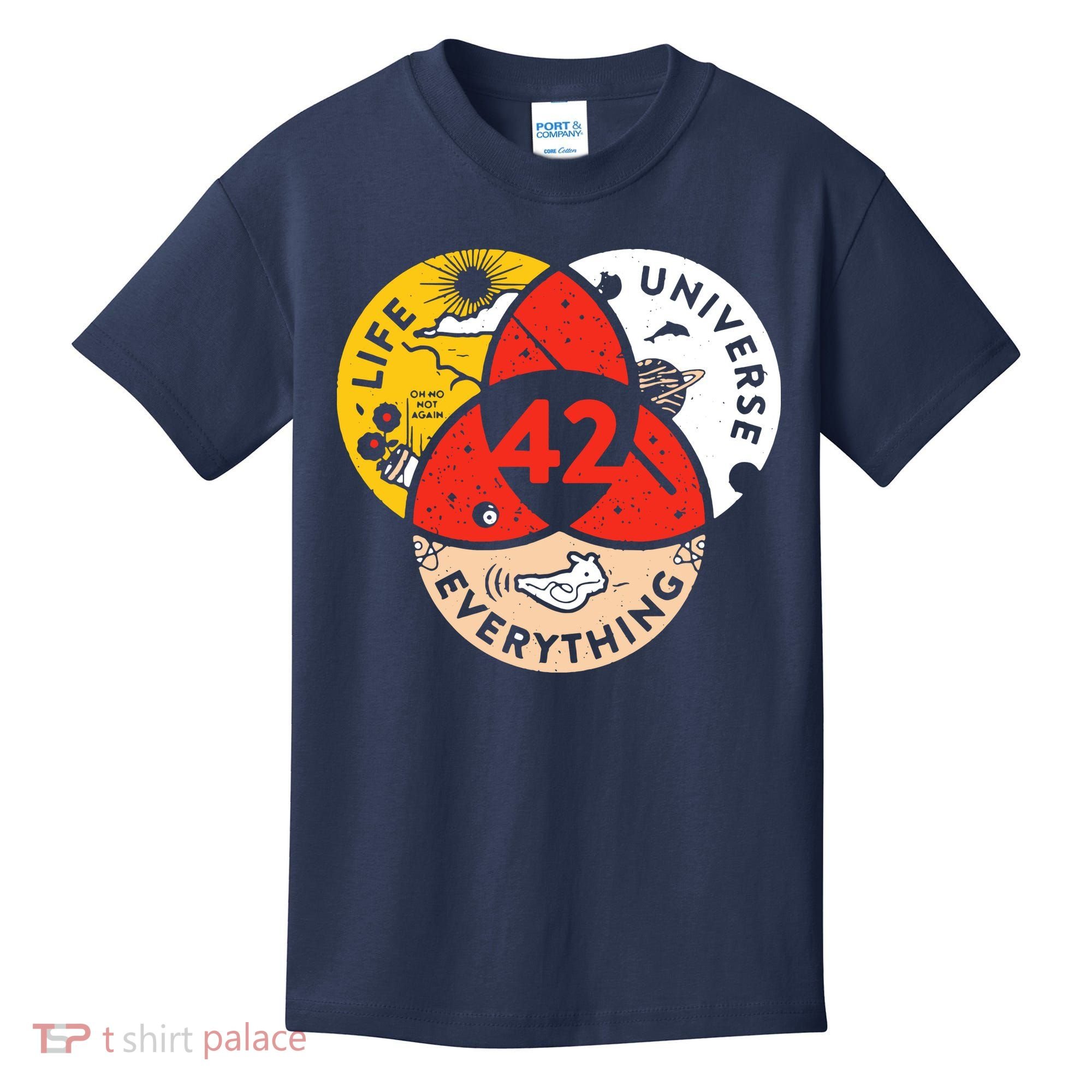 42 The Answer To Life The Universe And Everything Kids T-Shirt