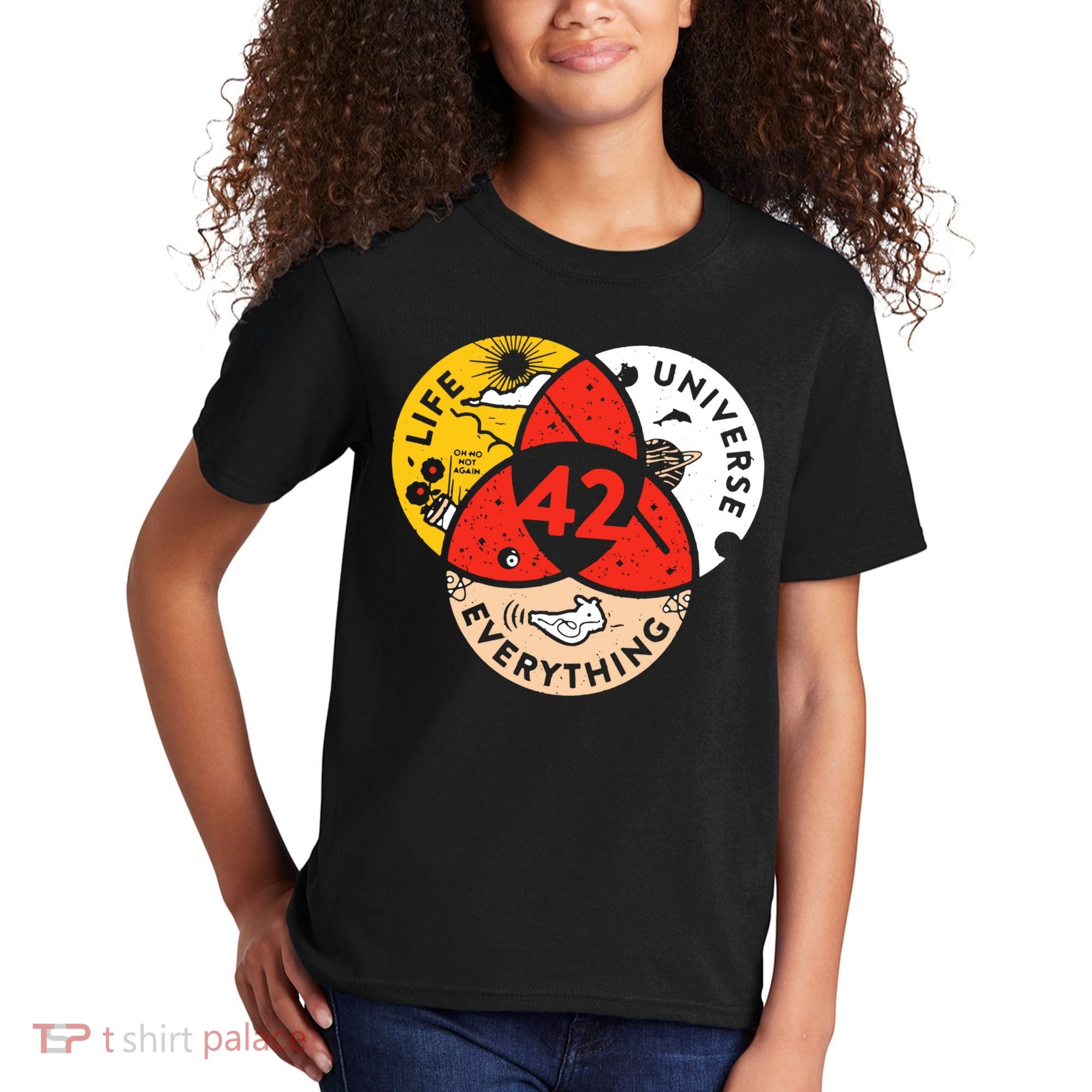 42 The Answer To Life The Universe And Everything Kids T-Shirt
