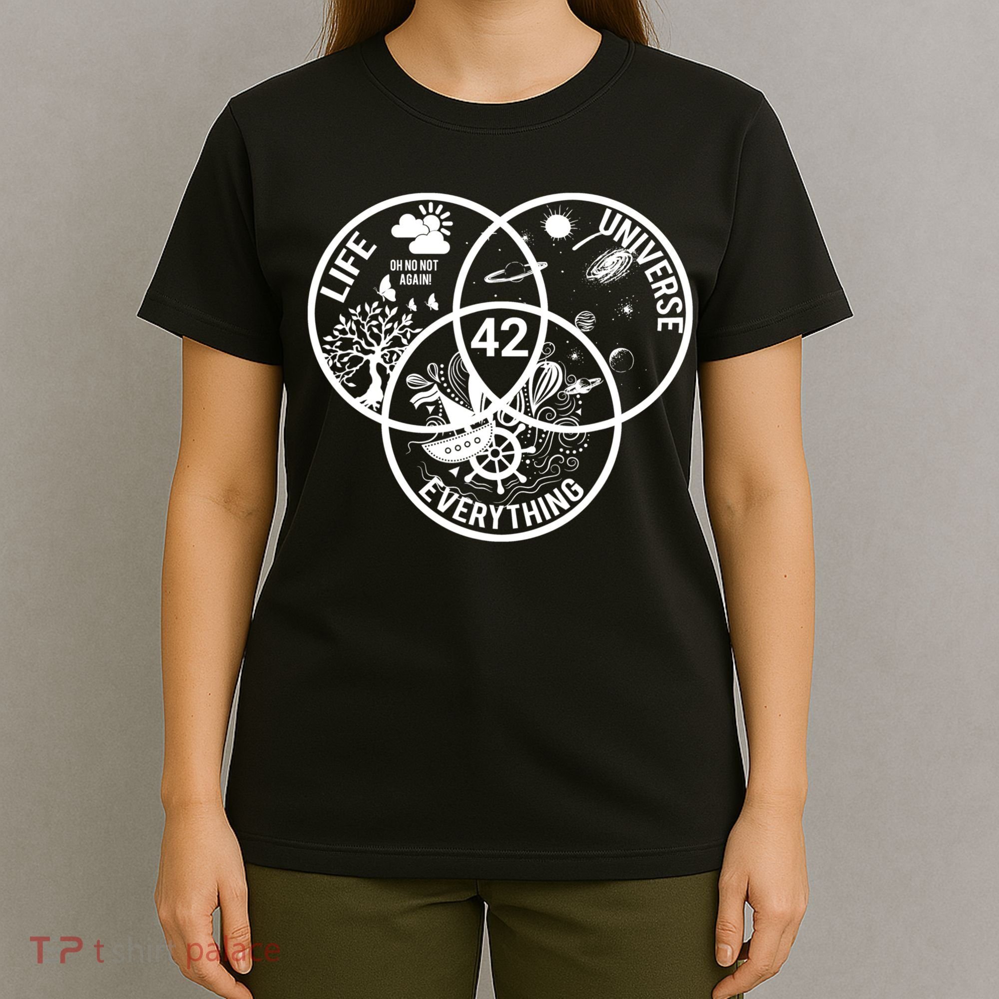 42 The Answer To Life The Universe And Everything Gift T-Shirt