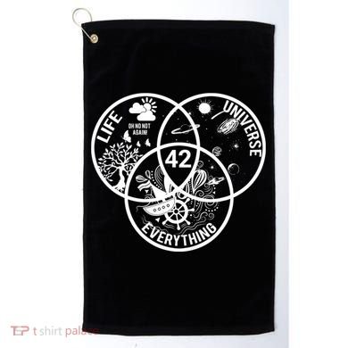 42 The Answer To Life The Universe And Everything Gift Golf Towel