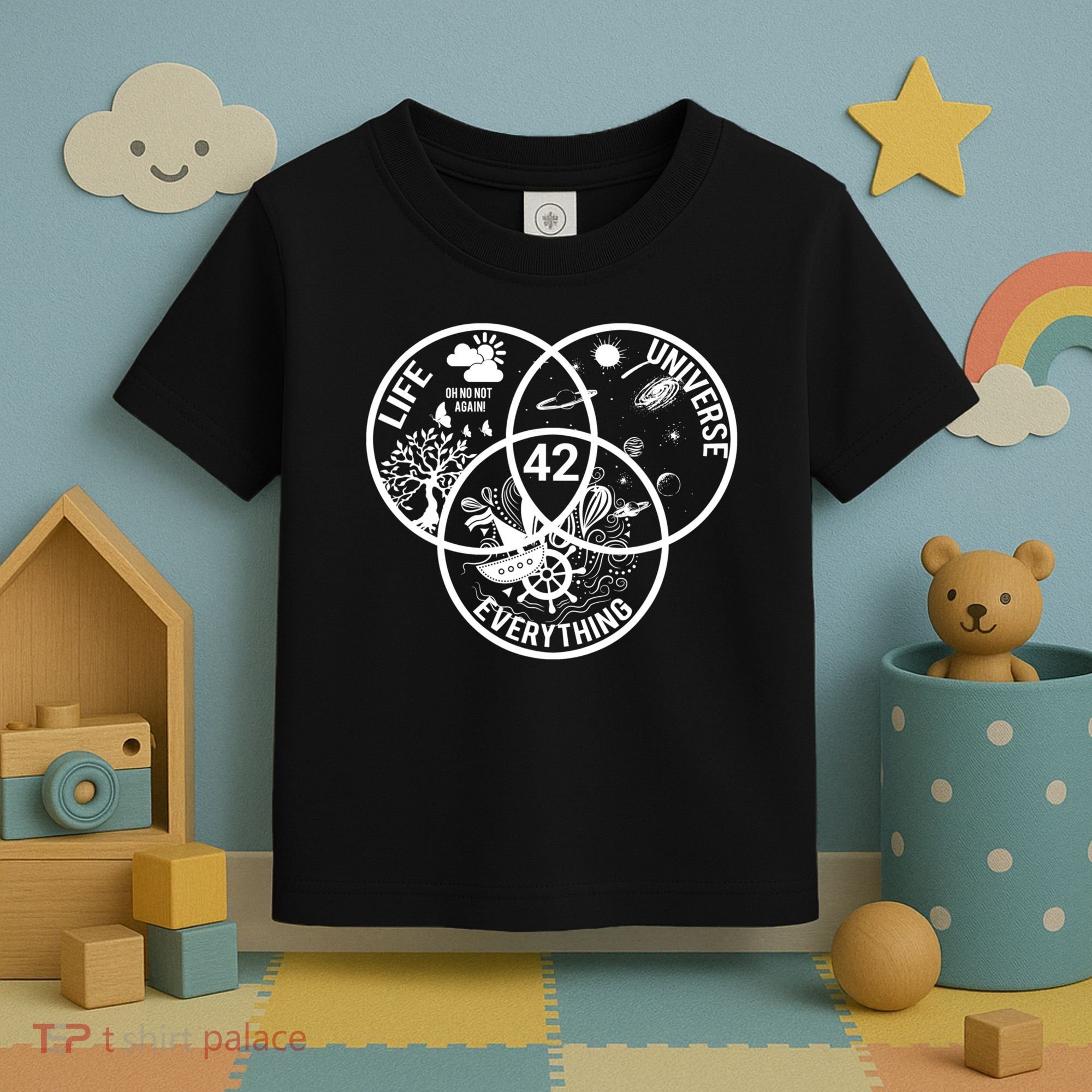 42 The Answer To Life The Universe And Everything Gift Toddler T-Shirt