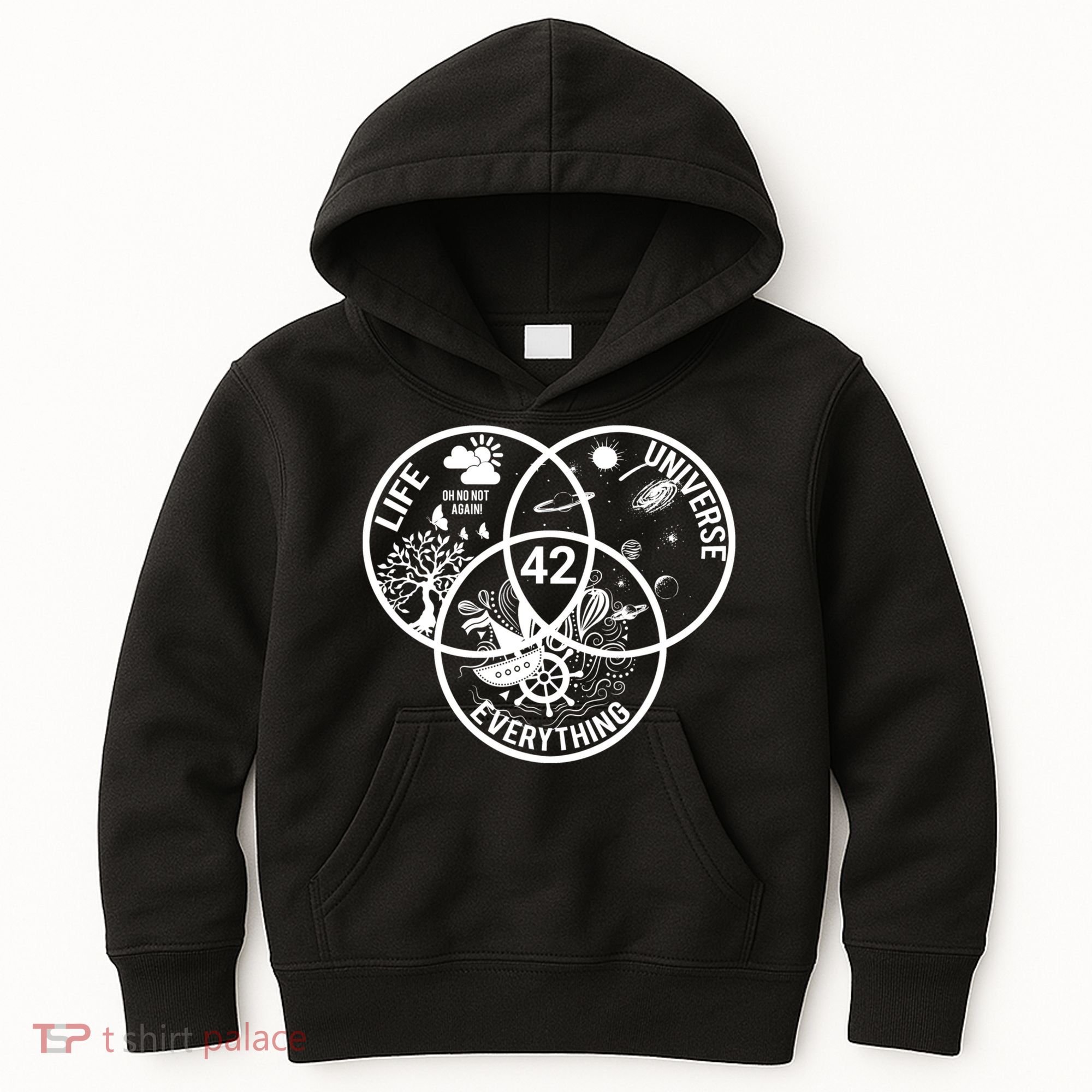 42 The Answer To Life The Universe And Everything Gift Kids Hoodie
