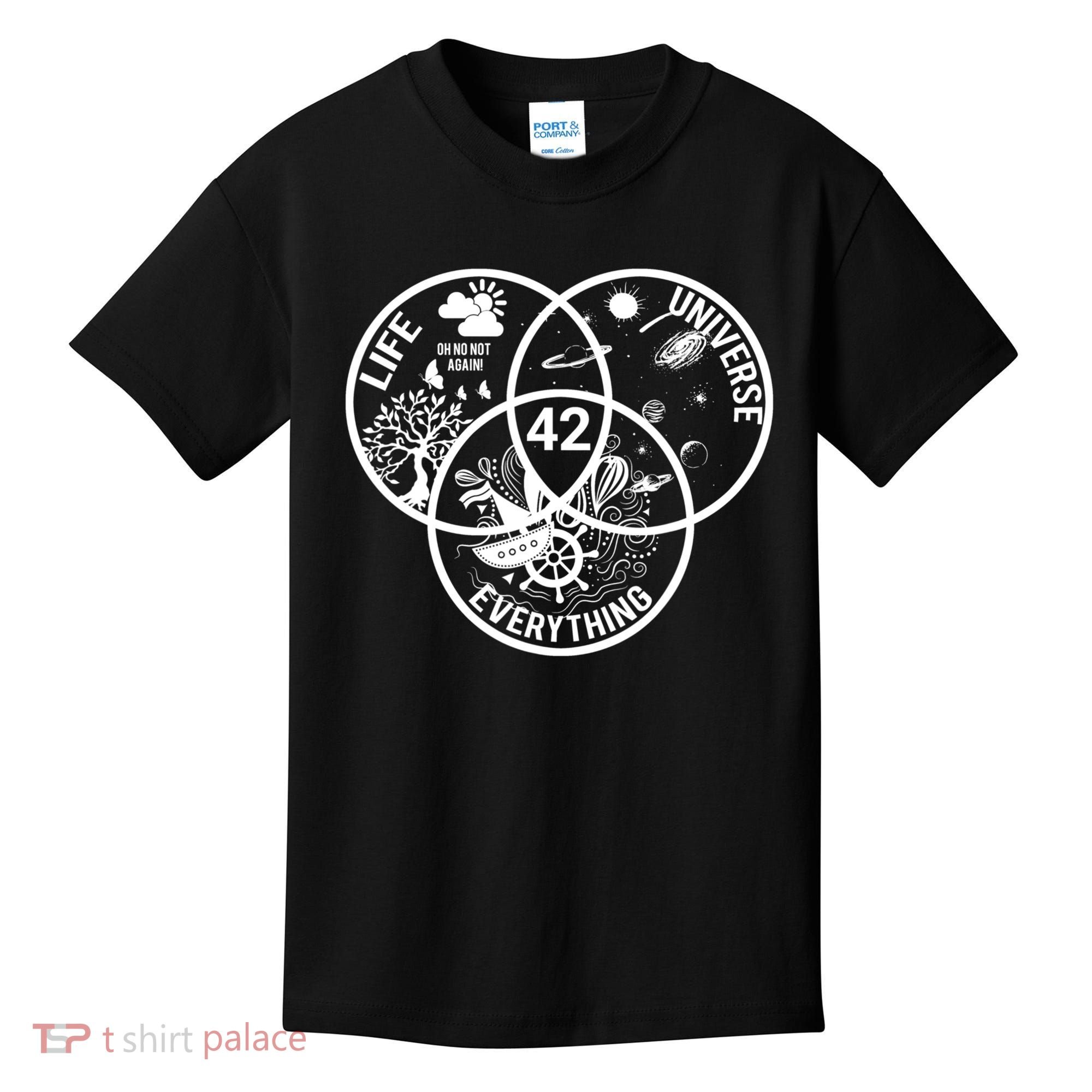 42 The Answer To Life The Universe And Everything Gift Kids T-Shirt