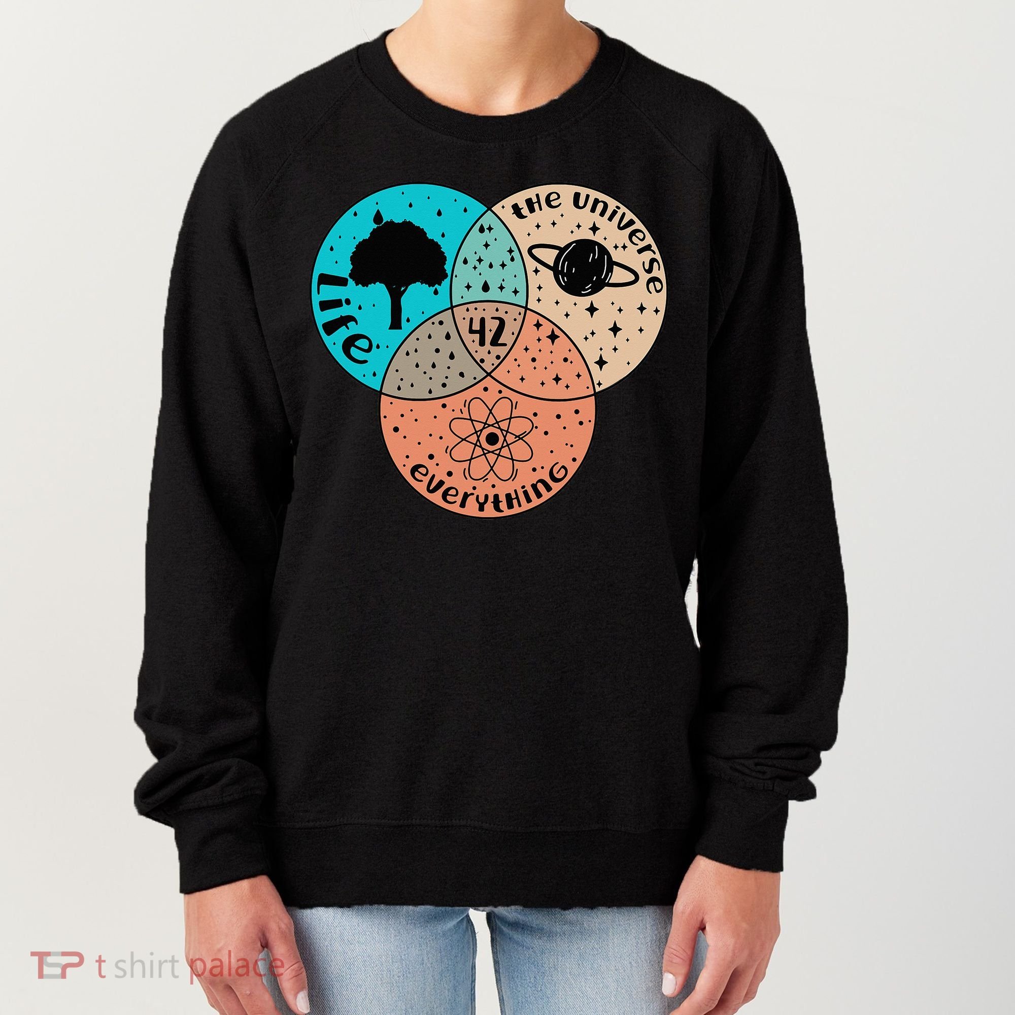 42 The Answer To Life Universe And Everything Astronomer Women's Sweatshirt