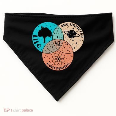 42 The Answer To Life Universe And Everything Astronomer USA-Made Doggie Bandana
