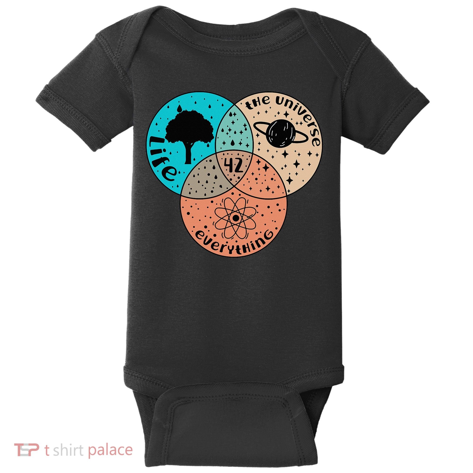 42 The Answer To Life Universe And Everything Astronomer Baby Bodysuit