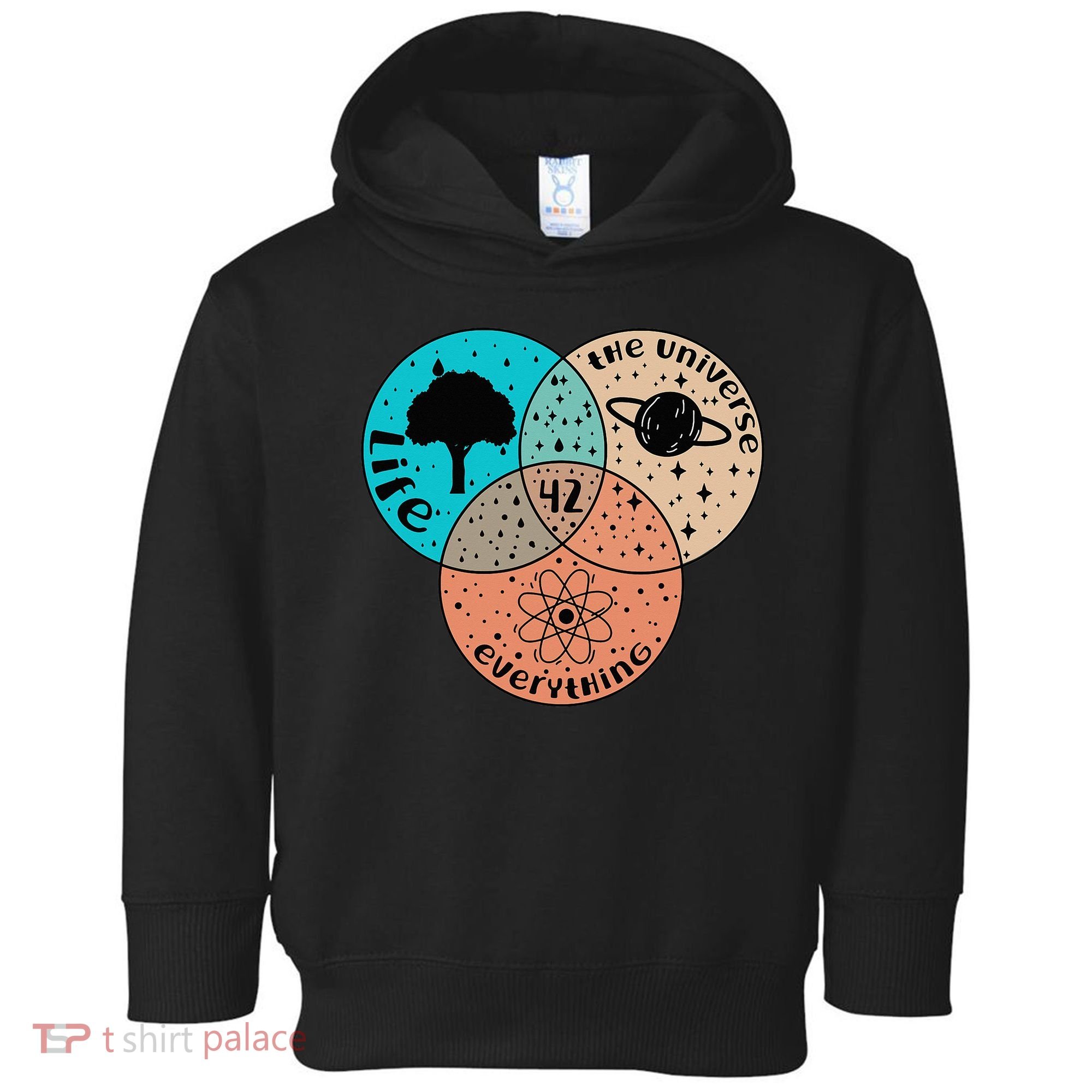 42 The Answer To Life Universe And Everything Astronomer Toddler Hoodie