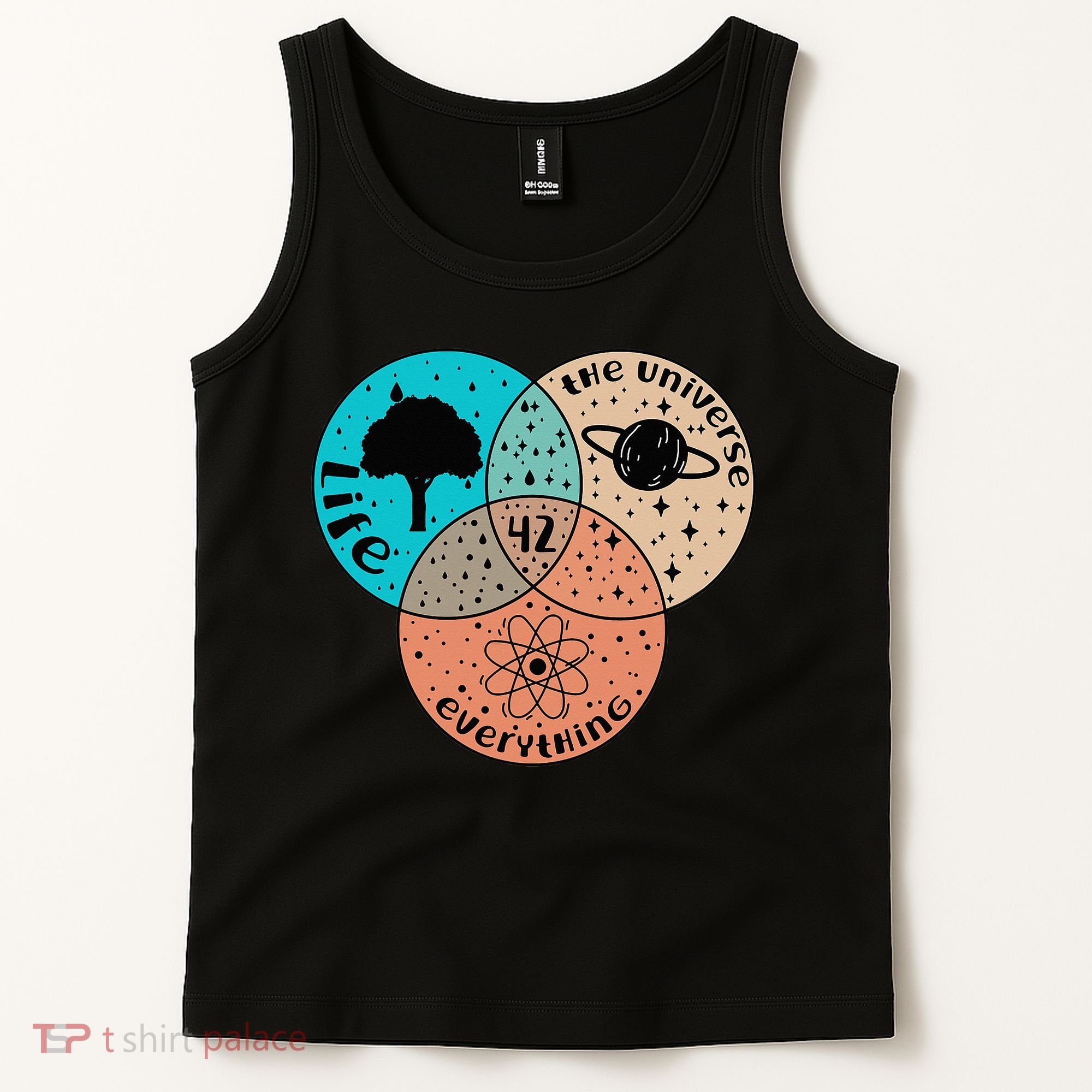 42 The Answer To Life Universe And Everything Astronomer Tank Top